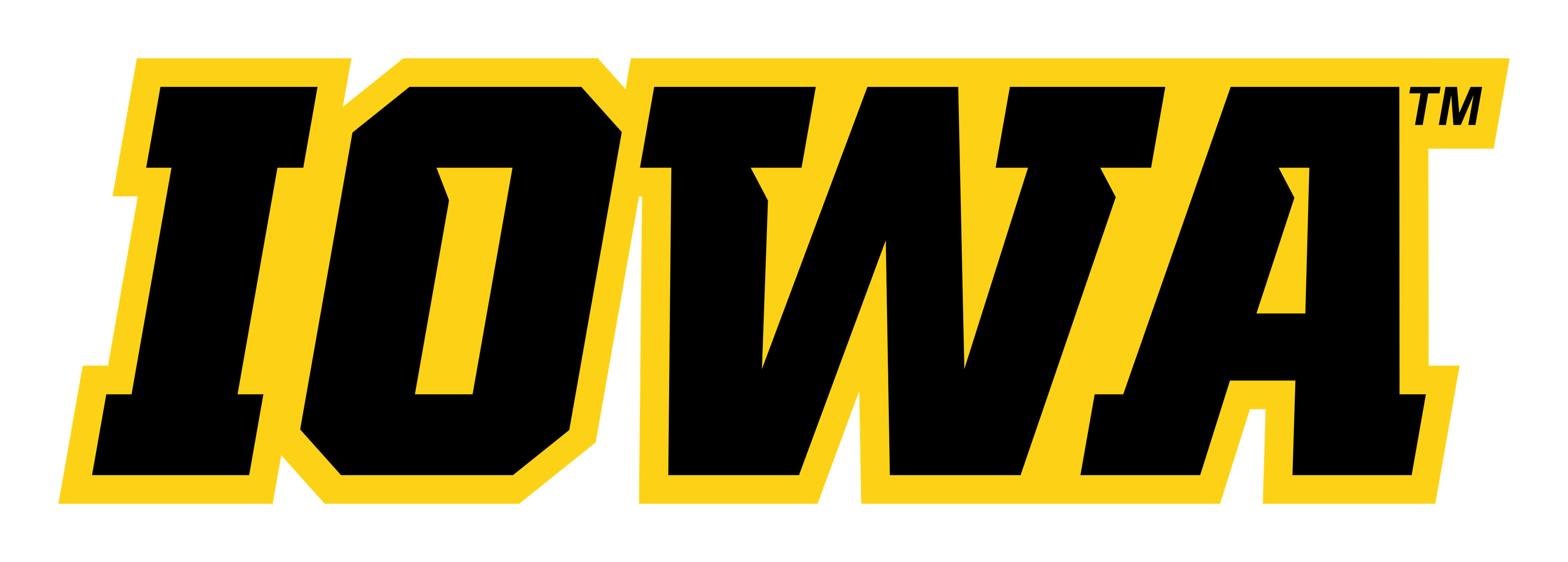 Iowa Hawkeyes のロゴ（背景透過）