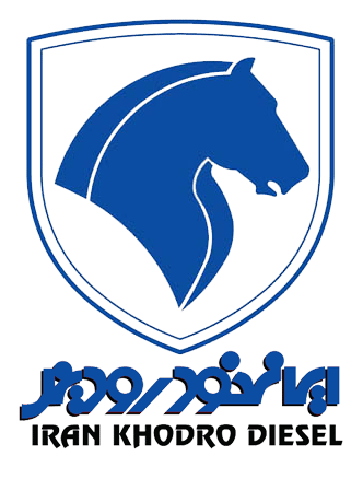 Iran Khodro logo, horizontal version, on a transparent background