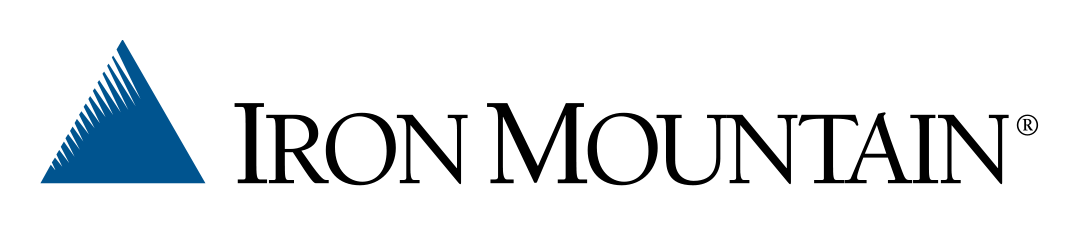 Iron Mountain logo on a transparent background