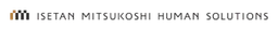 Isetan Mitsukoshi logo, black wordmark version, on a transparent background