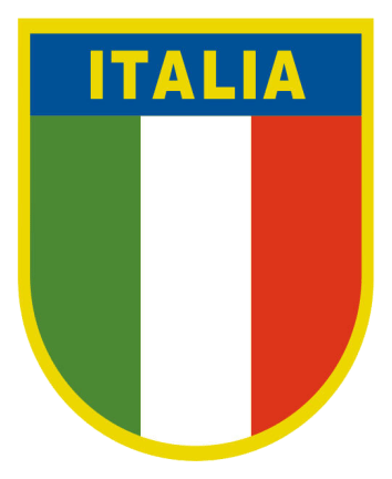 Italy logo, icon version, on a transparent background