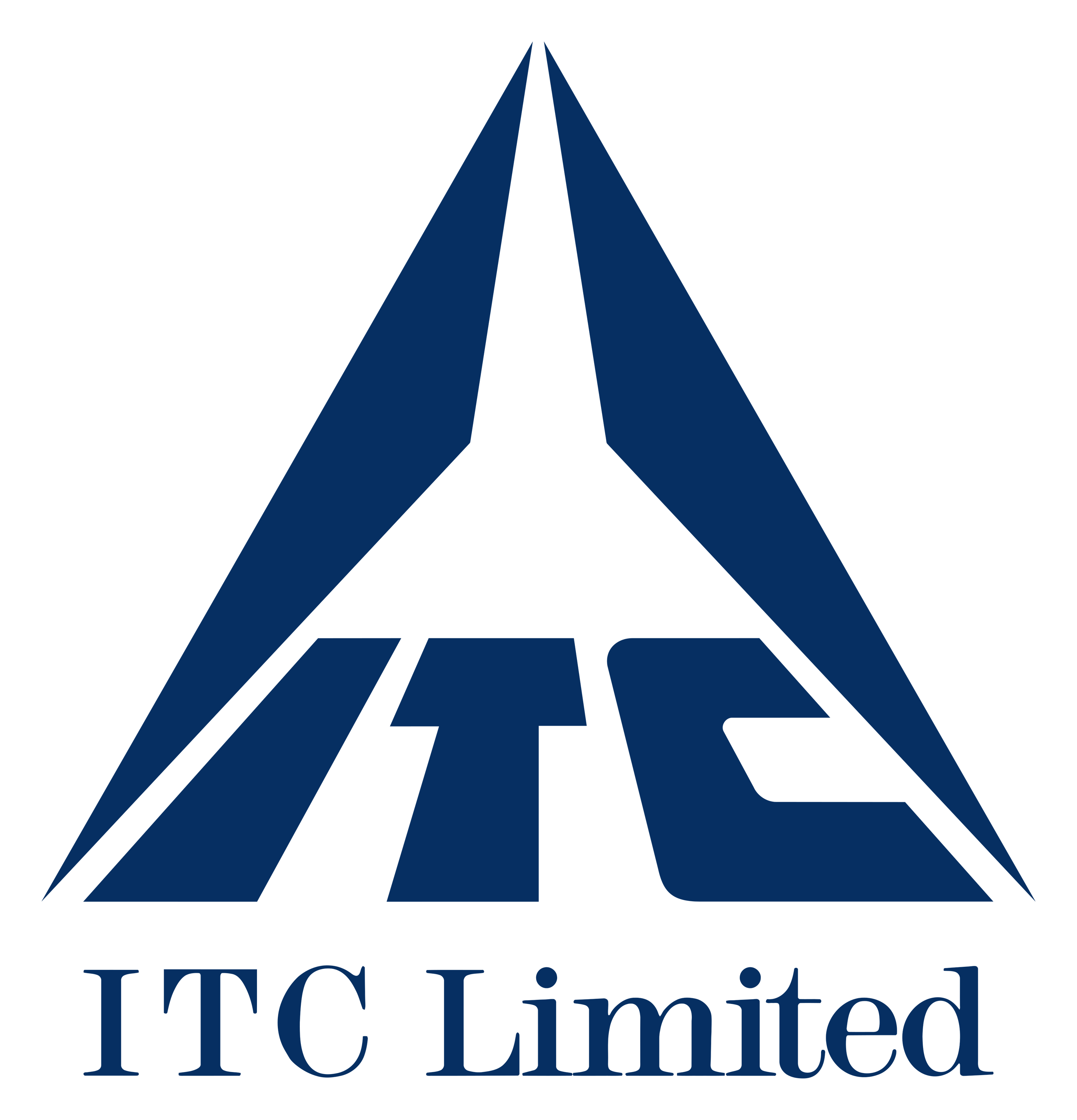Itc logo on a transparent background