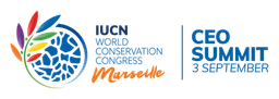 Iucn logo, wordmark version, on a transparent background