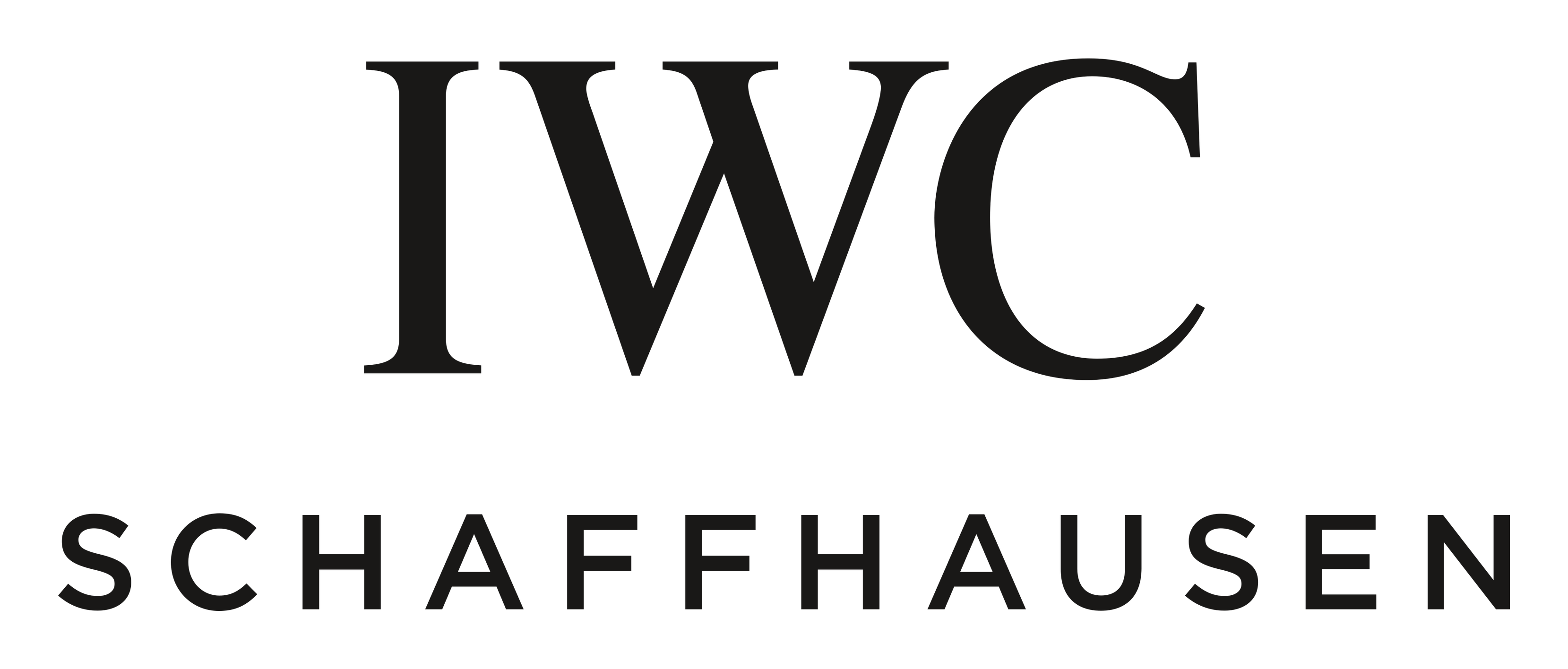 Iwc logo on a transparent background