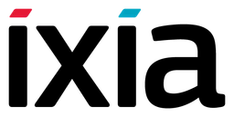 Ixia logo, black version, on a transparent background