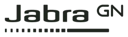 Jabra logo, black wordmark version, on a transparent background