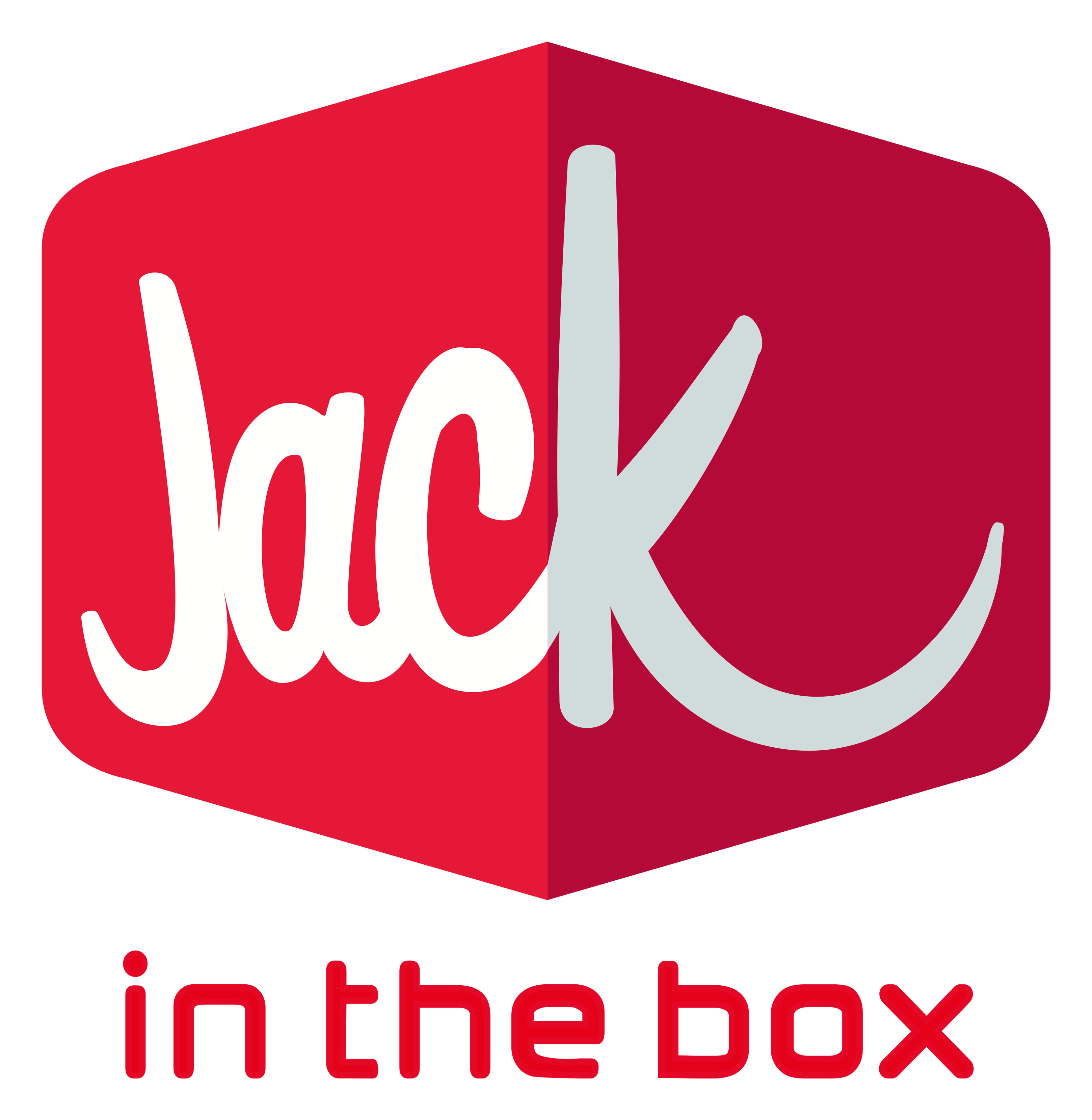Jack in the Box logo on a transparent background