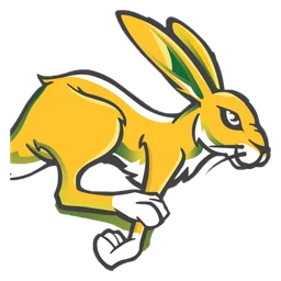 Jackrabbit logo, icon version, on a transparent background