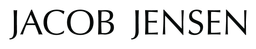 Jacob Jensen logo, black wordmark version, on a transparent background
