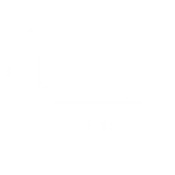 Jacob Jensen logo, white icon version, on a transparent background