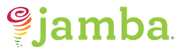 Jamba Juice logo, wordmark version, on a transparent background