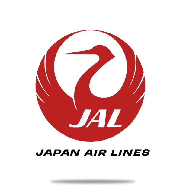 Japan Airlines logo, icon version, on a transparent background