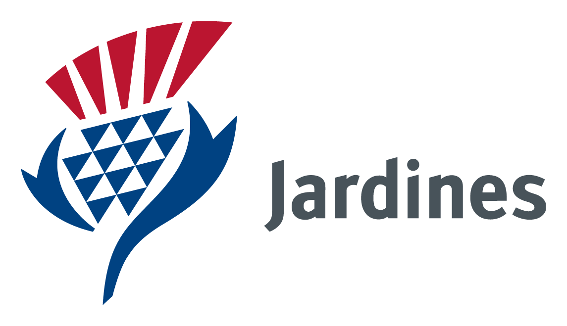 Jardines logo on a transparent background