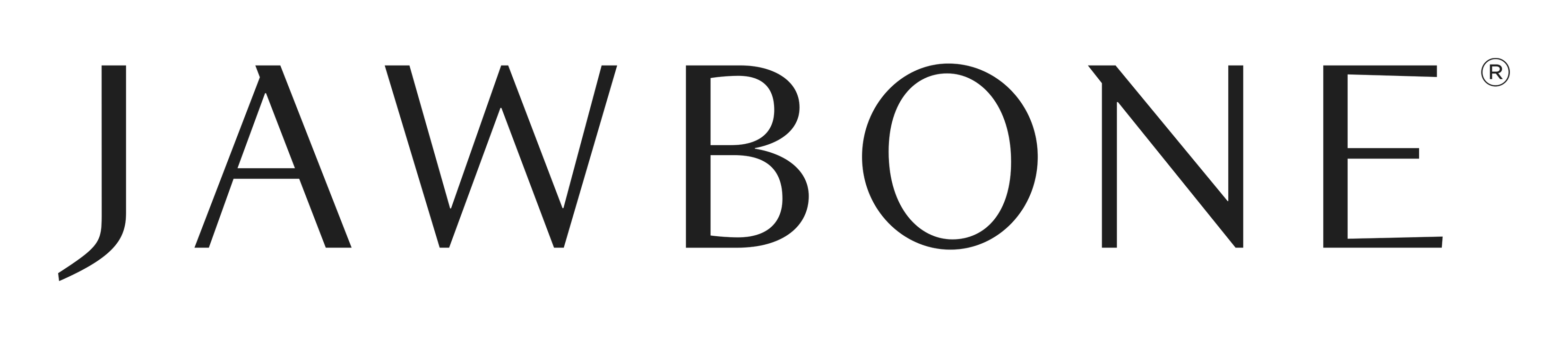 Jawbone logo on a transparent background