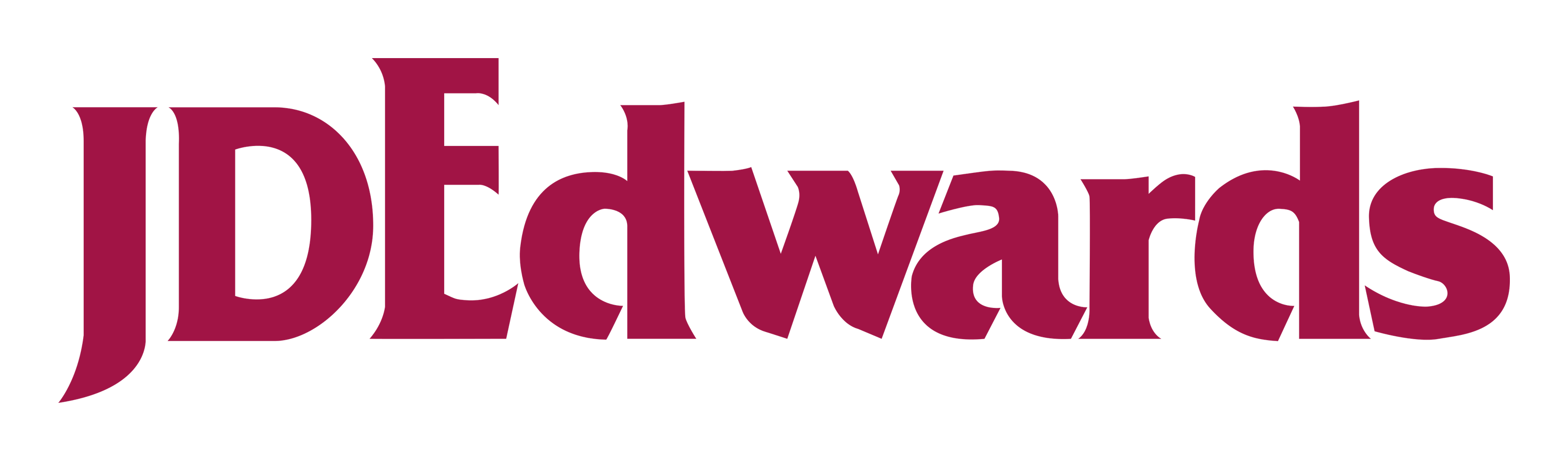 JD Edwards logo on a transparent background