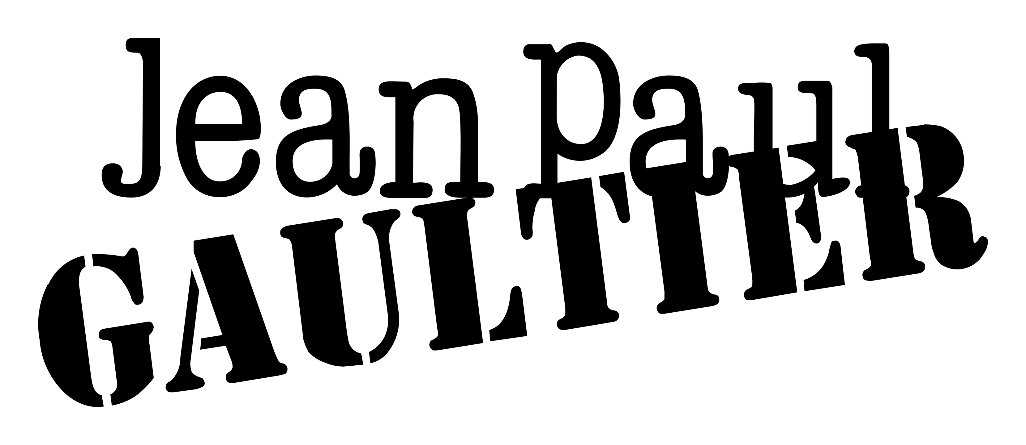 Jean Paul Gaultier logo on a transparent background