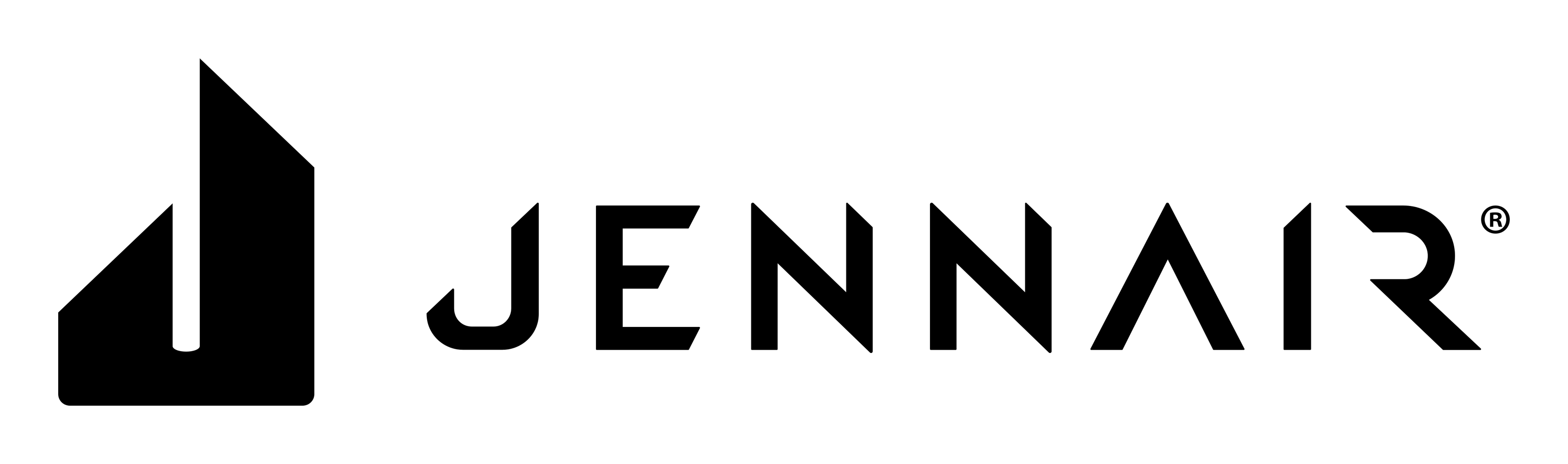 Jenn Air Logo auf transparentem Hintergrund