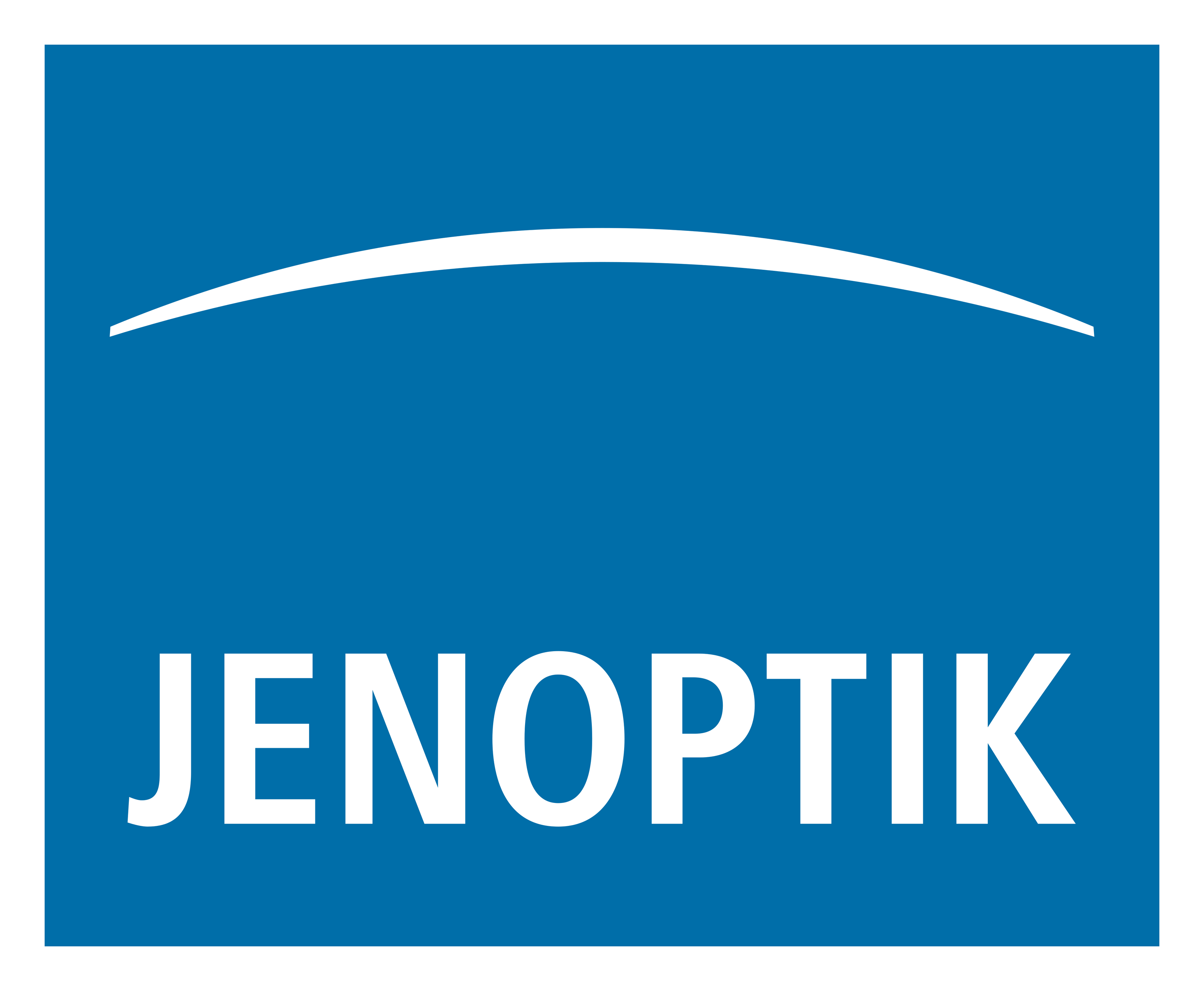 Logo da Jenoptik em fundo transparente
