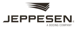 Jeppesen logo, black wordmark version, on a transparent background