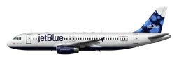 Jetblue Airways logo, monochrome wordmark version, on a transparent background