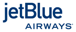 Jetblue Airways logo, wordmark version, on a transparent background