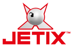 Jetix logo, horizontal version, on a transparent background
