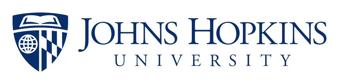 Jhu logo on a transparent background