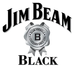 Jim Beam logo, monochrome icon version, on a transparent background