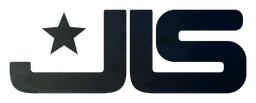 JLS logo, black wordmark version, on a transparent background