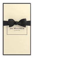 Jo Malone logo, white icon version, on a transparent background