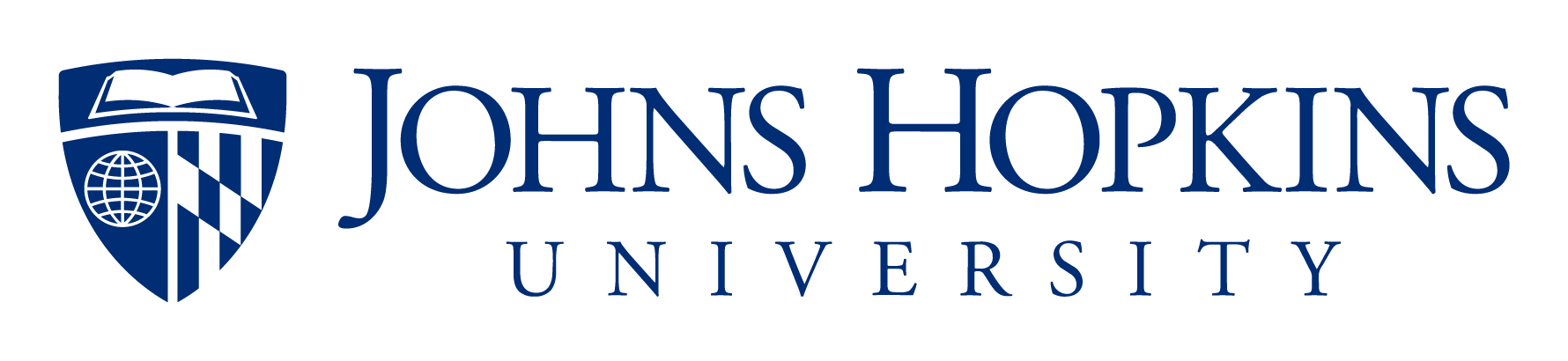 Johns Hopkins University logo on a transparent background