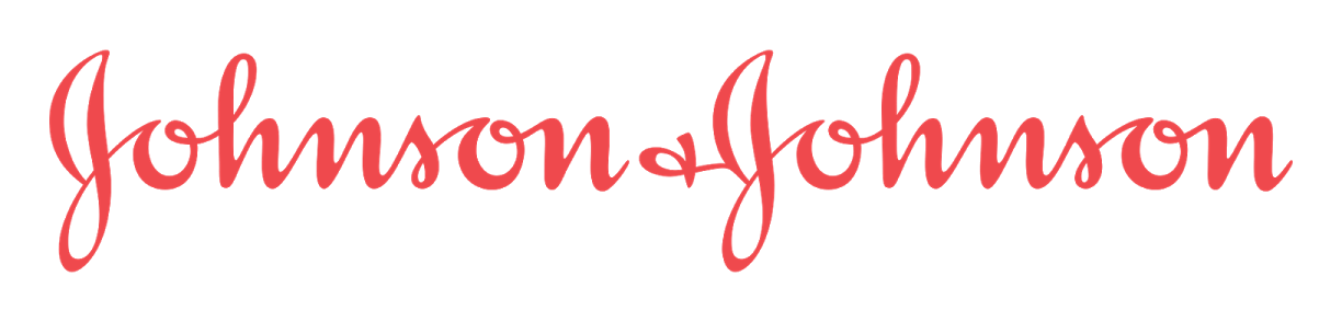 Johnson Johnson logo on a transparent background