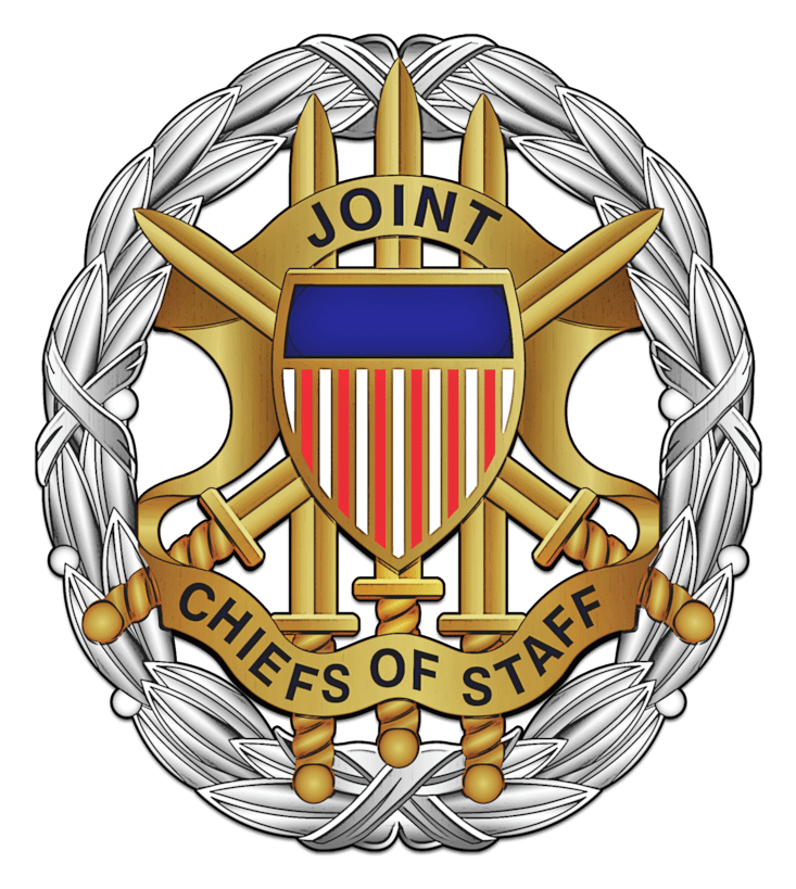 Joint Chiefs of Staff logo on a transparent background