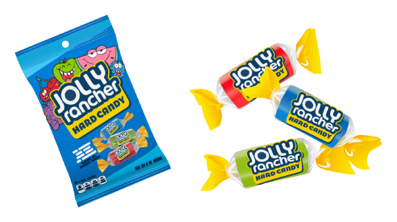 Jolly Rancher logo on a transparent background