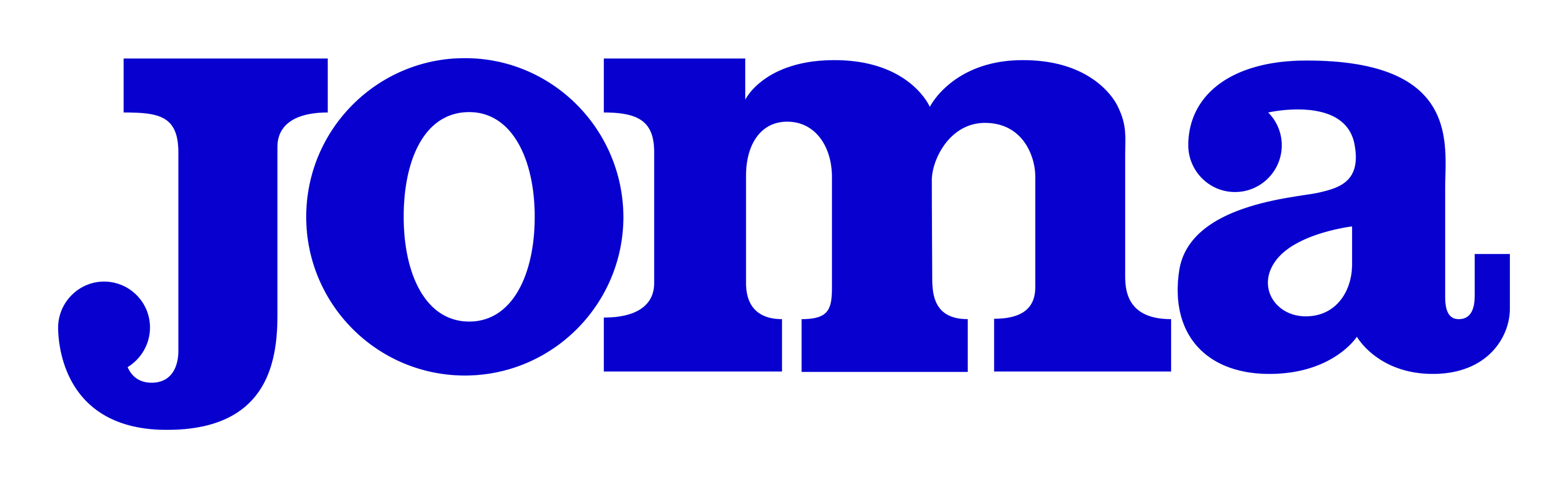 Joma logo on a transparent background