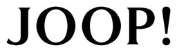Joop logo, black wordmark version, on a transparent background