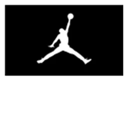 Jordan logo, black version, on a transparent background
