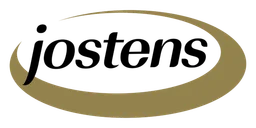 Jostens logo, horizontal version, on a transparent background