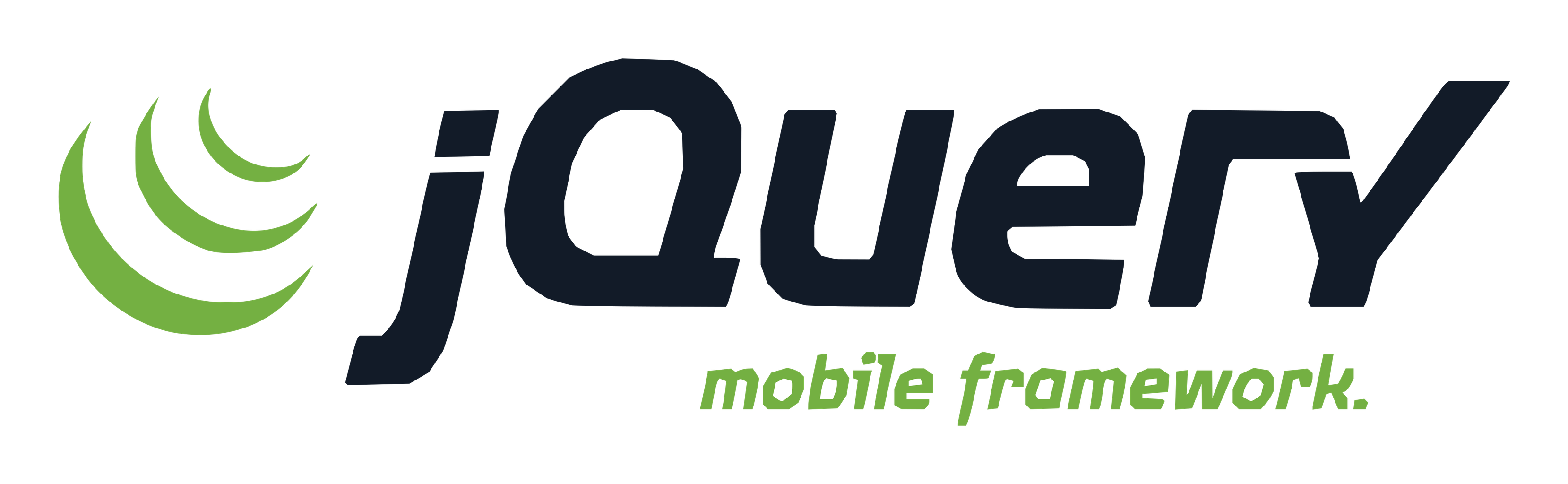 Jquery Mobile logo on a transparent background