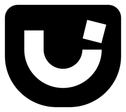Jquery Ui logo, black icon version, on a transparent background