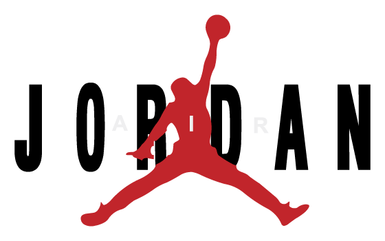 Jumpman logo on a transparent background