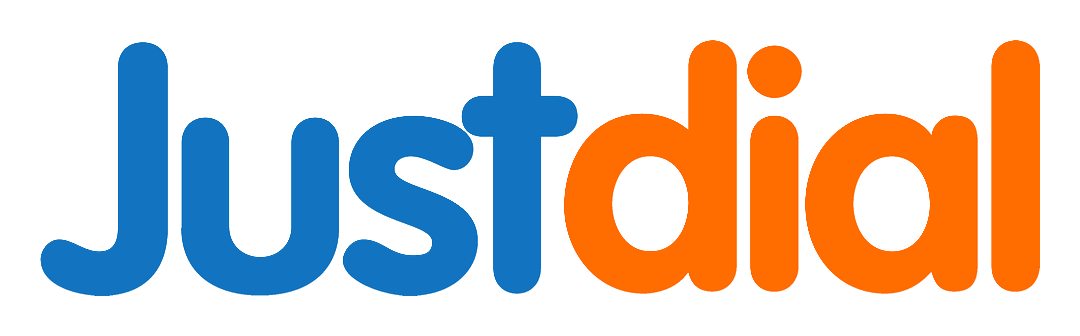 Justdial logo on a transparent background
