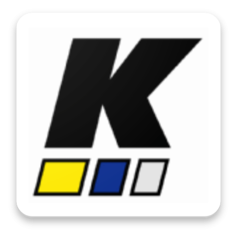 Logo K Rauta, version icône monochrome, sur fond transparent