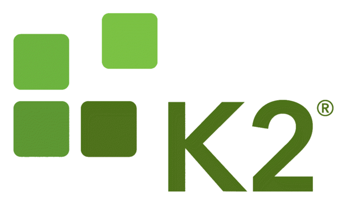 K2 logo on a transparent background