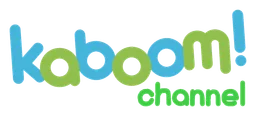 Kaboom logo, horizontal version, on a transparent background