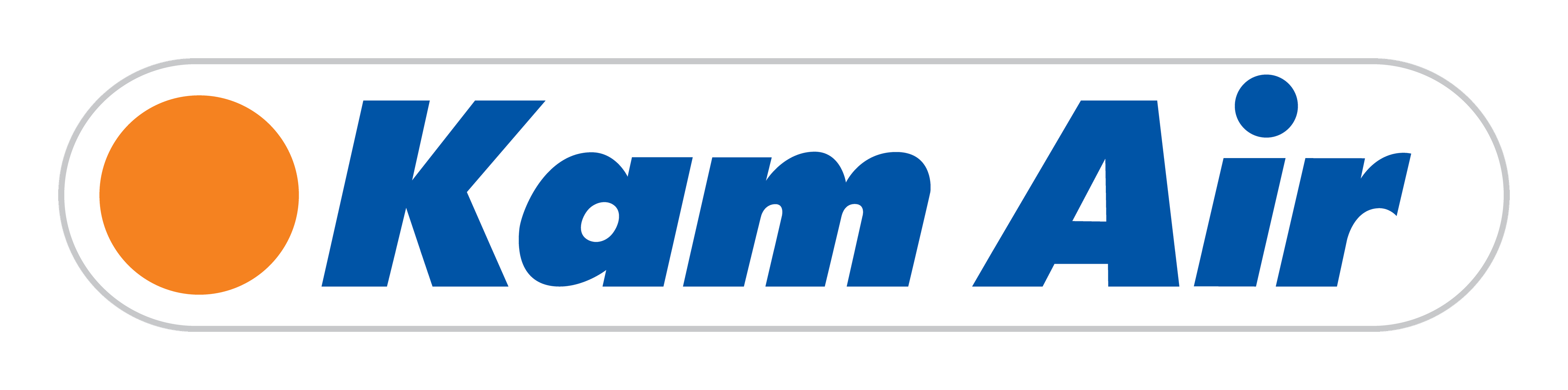 Kam Air logo on a transparent background