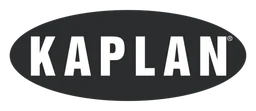 Kaplan logo, monochrome wordmark version, on a transparent background
