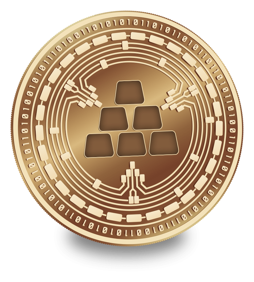 Karatgold Coin logo on a transparent background