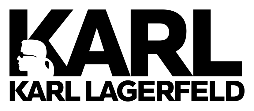 Karl Lagerfeld logo on a transparent background