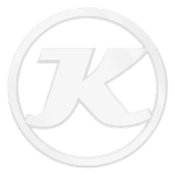 Logo da Kassbohrer, versão ícone branco, em fundo transparente